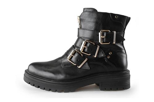 Nelson Biker boots in maat 38 Zwart | 10% extra korting, Kleding | Dames, Schoenen, Zwart, Zo goed als nieuw, Overige typen, Verzenden