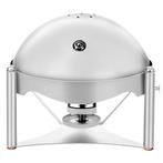 GGM Gastro | Chafing Dish - Rond - met roldeksel - Chroom |, Verzenden, Nieuw in verpakking, Overige typen