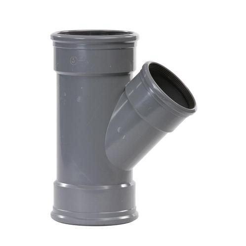 Pipelife manchet T-stuk 3xM 45gr125x110, Doe-het-zelf en Verbouw, Buizen en Afvoer, Ophalen of Verzenden