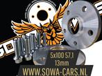 Spacers 13mm vw bora golf 3 4 polo 5x100 57.1 Spoorverbreder, Ophalen of Verzenden
