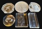 Royal Leerdam e.a. - Presse-papier (6) - (Kristal)glas, Antiek en Kunst