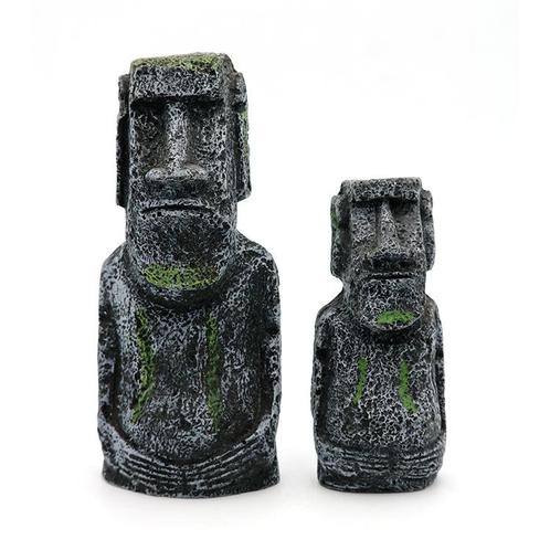 Paaseiland / Moai 17,5 cm  As-162 (Aquarium decoratie), Dieren en Toebehoren, Vissen | Aquaria en Toebehoren, Nieuw, Verzenden