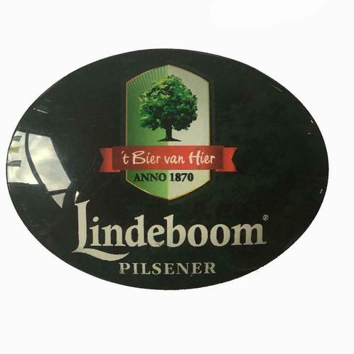 Occasion - Ovale taplens Lindeboom pilsener, Zakelijke goederen, Horeca | Overige, Verzenden