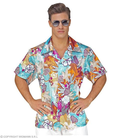 Hawaii blouse Okelani, Kleding | Heren, Carnavalskleding en Feestkleding, Nieuw, Ophalen of Verzenden