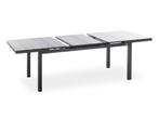 Niehoff Nancer Uittrekbare Tafel Aluminium/Glazen Blad, Ophalen of Verzenden, Nieuw