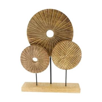 Houten ornament Wheel beschikbaar voor biedingen