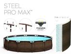 Bestway Steel Pro Max 549x122 cm - veel accessoires - Rattan