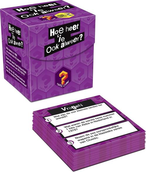 Quiz Cube - Hoe heet íe ook alweer? | Tuckers Fun Factory -, Hobby en Vrije tijd, Gezelschapsspellen | Kaartspellen, Nieuw, Verzenden