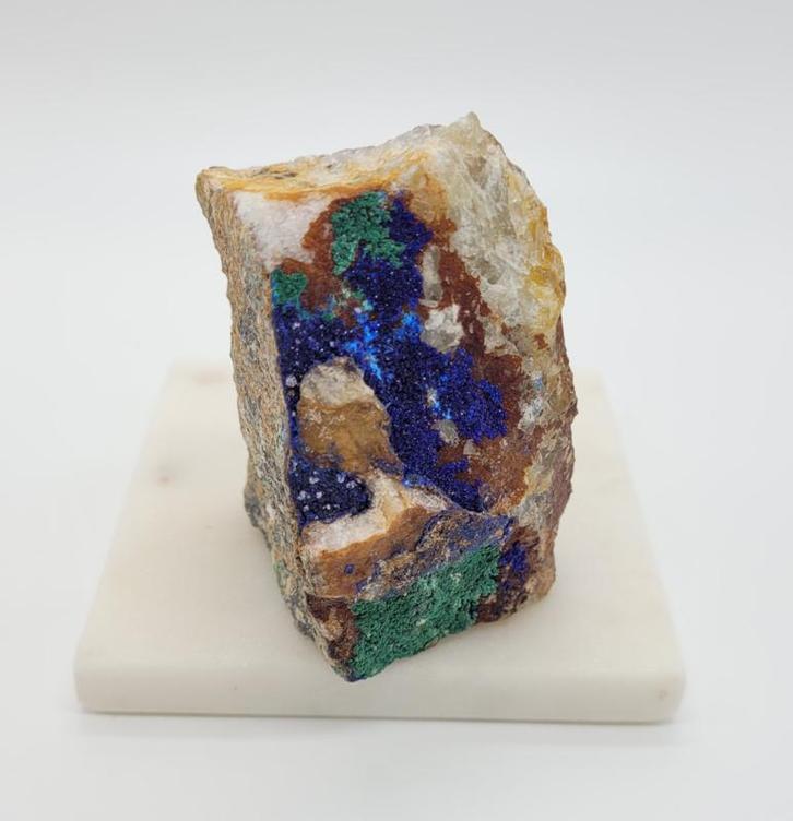 Azuriet, Verzamelen, Mineralen en Fossielen, Ophalen of Verzenden
