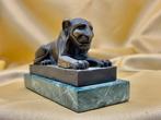 A. Giannino - sculptuur, Refined Bronze Sculpture Depicting