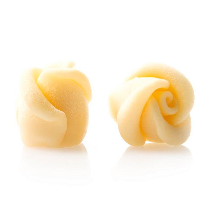 Dobla Chocolade Roos Mini Wit (45 stuks), Hobby en Vrije tijd, Taarten en Cupcakes maken, Nieuw, Verzenden