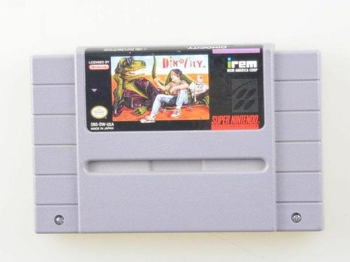 DinoCity [NTSC] [Super Nintendo], Spelcomputers en Games, Games | Nintendo Super NES, Zo goed als nieuw, Ophalen of Verzenden