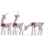 Rendierfamilie Kerst - sfeervolle kerstdecoratie! Retourdeal, Diversen, Kerst, Ophalen of Verzenden, Nieuw