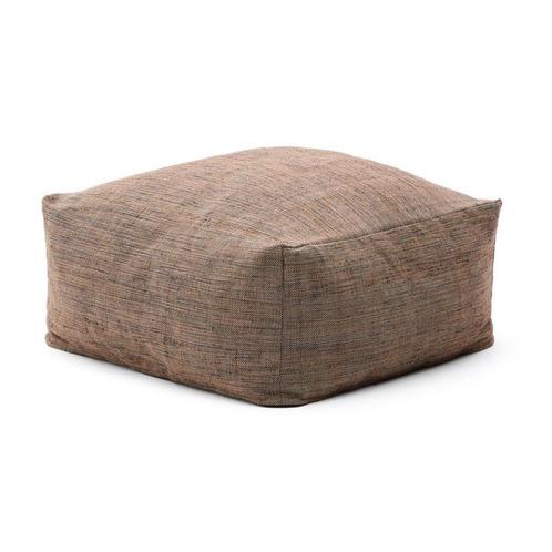 *WOONWINKEL* Kave Home Vedell Oranje Poef Voor Buiten Gerecy, Tuin en Terras, Tuinsets en Loungesets, Nieuw, Verzenden