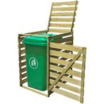 vidaXL Containerberging enkel 240 L geïmpregneerd hout, Doe-het-zelf en Verbouw, Verzenden, Nieuw