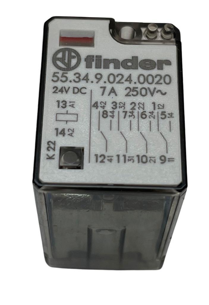 Relais 55.34.9.024.0020 Finder X08123 7A 250V 24V, Auto-onderdelen, Motor en Toebehoren, Nieuw, Verzenden