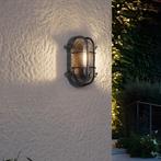 Buiten wandlamp zilver ovaal IP44 - Noutica, Nieuw, Minder dan 50 watt