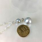 Halsketting Zilver Parel - Parel - Blauwe parels -, Nieuw