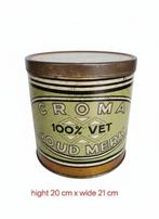 croma - Blikken doos - IJzer - Vintage groot Blik, Antiek en Kunst