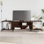 vidaXL Tv-meubel 203x37x50 cm bewerkt hout bruin eikenkleur, Huis en Inrichting, Kasten | Televisiemeubels, Verzenden, Nieuw, 200 cm of meer
