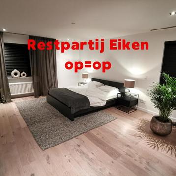 Eiken vloer Rustiek A Restpartij 42 m2 op=op