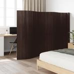vidaXL Kamerscherm 165x600 cm bamboe donkerbruin, Verzenden, Nieuw