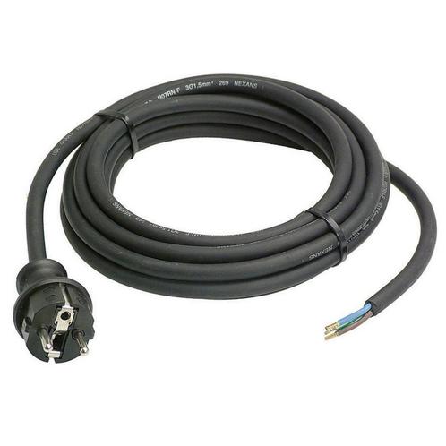 Neopreen buiten kabel 5 meter - 3x 1.5mm met stekker, Doe-het-zelf en Verbouw, Elektra en Kabels, Stekker, Nieuw, Ophalen of Verzenden