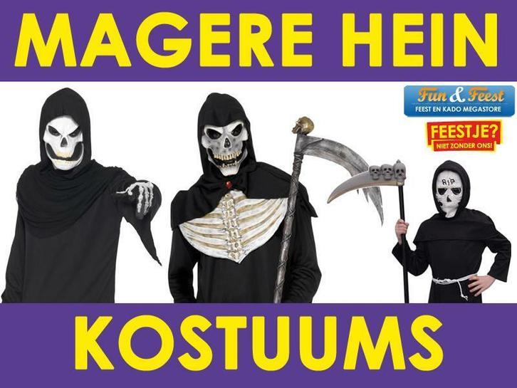 Magere Hein kostuums - Magere Hein kostuum kopen, Kleding | Heren, Carnavalskleding en Feestkleding, Nieuw, Ophalen of Verzenden