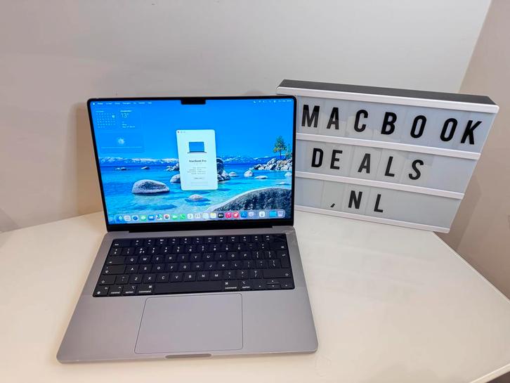MacBook Pro M1 MAX 14 INCH 2021, Computers en Software, Apple Macbooks, 3 tot 4 Ghz, Overige groottes, 512 GB, MacBook Pro, Qwerty