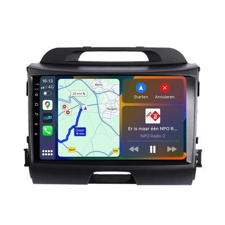 Kia Sportage Navigatie Radio met Apple Carplay Android Auto, Auto diversen, Autoradio's, Nieuw, Ophalen of Verzenden