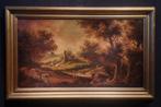 Italiaanse school (XIX) - Sentiero nel bosco, Antiek en Kunst, Kunst | Schilderijen | Klassiek