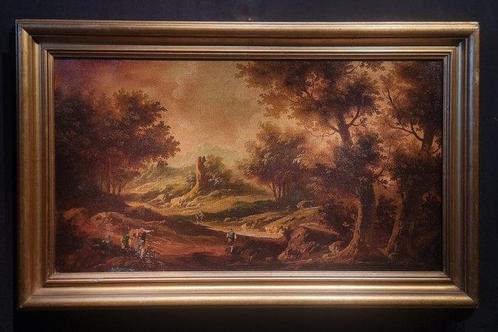 Italiaanse school (XIX) - Sentiero nel bosco, Antiek en Kunst, Kunst | Schilderijen | Klassiek
