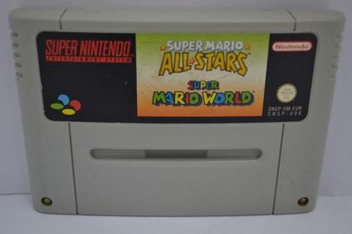 Super Mario All Stars - Super Mario World (SNES EUR), Spelcomputers en Games, Games | Nintendo Super NES, Zo goed als nieuw, Verzenden