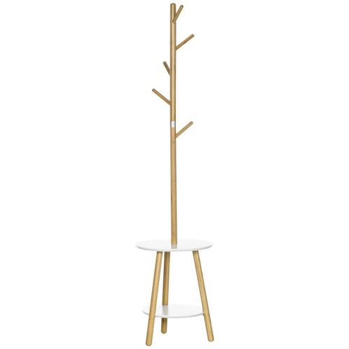 TRUUSK Kapstok Met 5 Kledinghaken & Bijzettafel, 171 Cm Hoog, Huis en Inrichting, Woonaccessoires | Kapstokken, Nieuw, Verzenden
