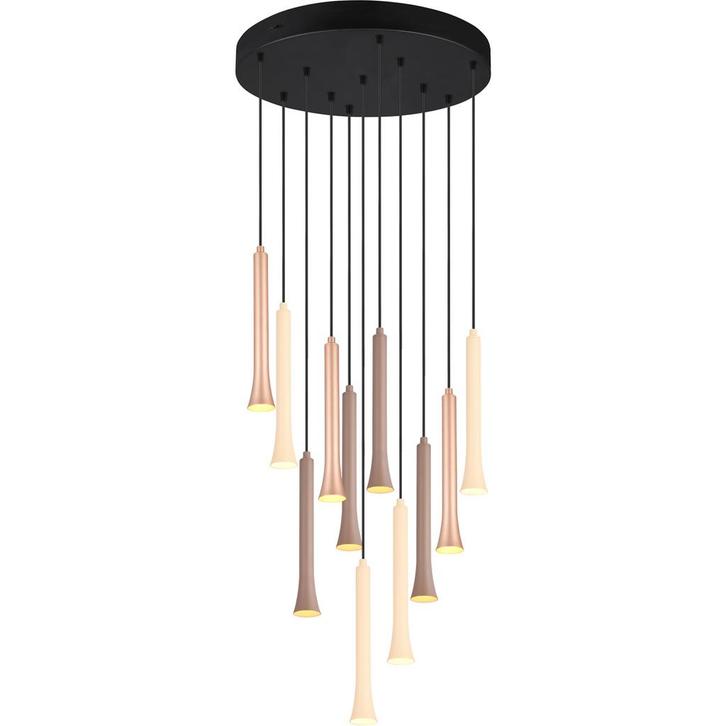 LED Hanglamp - Trion Ato - 11x 3W - Aanpasbare Kleur -, Huis en Inrichting, Lampen | Hanglampen, Nieuw, Metaal, Ophalen of Verzenden