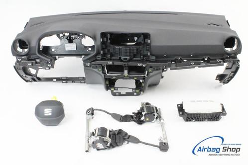 Airbag set – Dashboard zwart Seat Ibiza 6F facelift, Auto-onderdelen, Dashboard en Schakelaars, Gebruikt, Seat