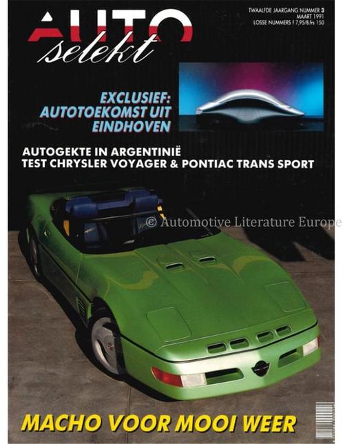 1991 AUTO SELEKT MAGAZINE 3 NEDERLANDS, Boeken, Auto's | Folders en Tijdschriften