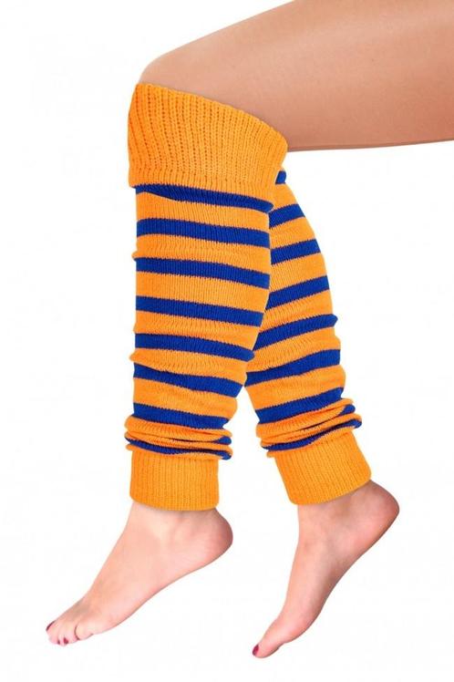 Beenwarmers Oranje Blauw, Hobby en Vrije tijd, Feestartikelen, Nieuw, Verzenden