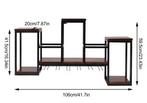 Metaal & Houten Wand Wijnrek – Vintage Barrek, Huis en Inrichting, Woonaccessoires | Wijnrekken, Verzenden, Nieuw