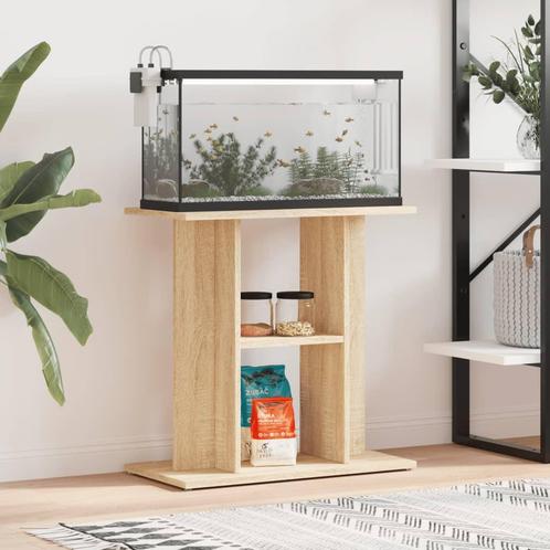 vidaXL Aquariumstandaard 60x30x60 cm bewerkt hout sonoma, Dieren en Toebehoren, Overige Dieren-accessoires, Nieuw, Verzenden