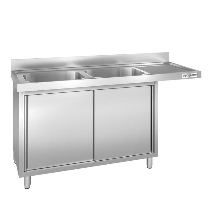 GGM Gastro | Vaatwasser spoelkast - 1800x600mm - met 2 |, Witgoed en Apparatuur, Vaatwasmachines, Inbouw, Verzenden