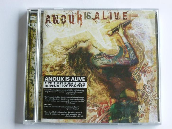 Anouk - Anouk is Alive (2 CD), Cd's en Dvd's, Cd's | Rock, Zo goed als nieuw, Verzenden