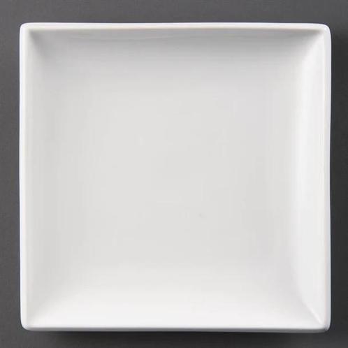 Whiteware vierkante borden wit 24cm (12 stuks), Zakelijke goederen, Horeca | Overige, Verzenden