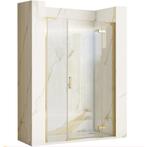REA Gouden douchedeur - 100x200,5 cm - Geborsteld design..., Doe-het-zelf en Verbouw, Sanitair, Ophalen of Verzenden, Nieuw
