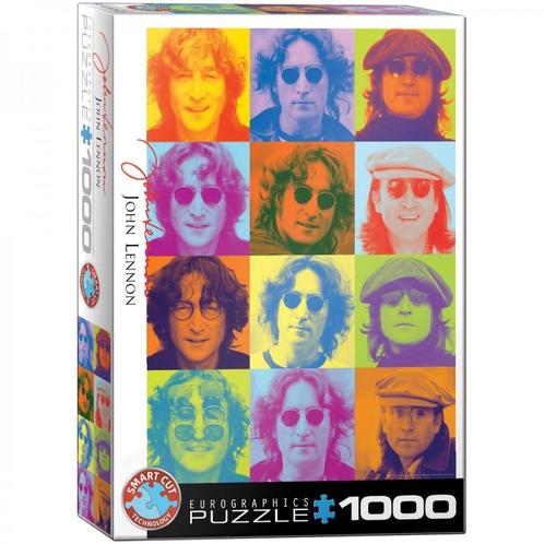 John Lennon Color Portraits Puzzel (1000 stukjes) |, Hobby en Vrije tijd, Denksport en Puzzels, Nieuw, Verzenden