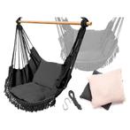 Braziliaanse hangmat stoel met kussens zwart belasting tot, Kinderen en Baby's, Ophalen of Verzenden, Nieuw