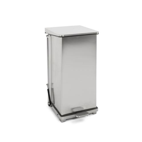 Industriële pedaalemmer 90 ltr - Mat RVS, Huis en Inrichting, Woonaccessoires | Prullenbakken, Nieuw, Verzenden