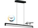 EGLO Cardito 1 Hanglamp - LED - 100 cm - Zwart - Kristallen, Verzenden, Zo goed als nieuw