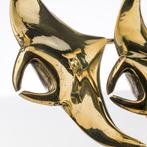 sculptuur, NO RESERVE PRICE - Bronze sculpture of a Manta