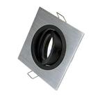 Inbouw armatuur GU10 - aluminium - vierkant armatuur, Ophalen of Verzenden, Nieuw